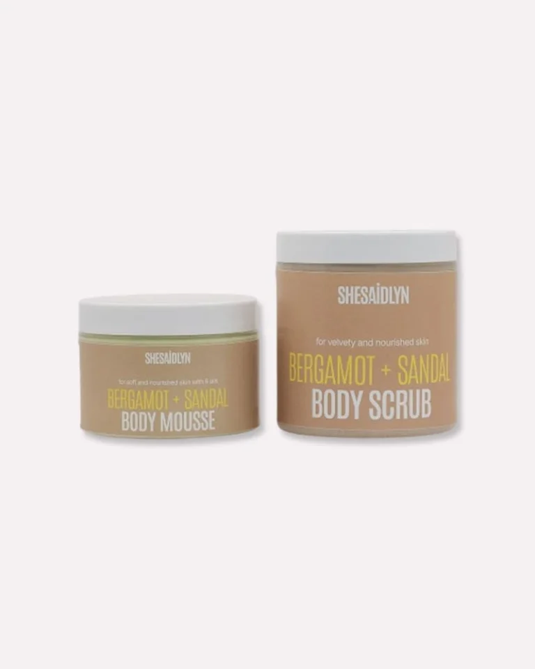 Körperpflege Set Bergamot und Sandelholz