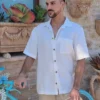 Leinen Hemd für Herren Cuba