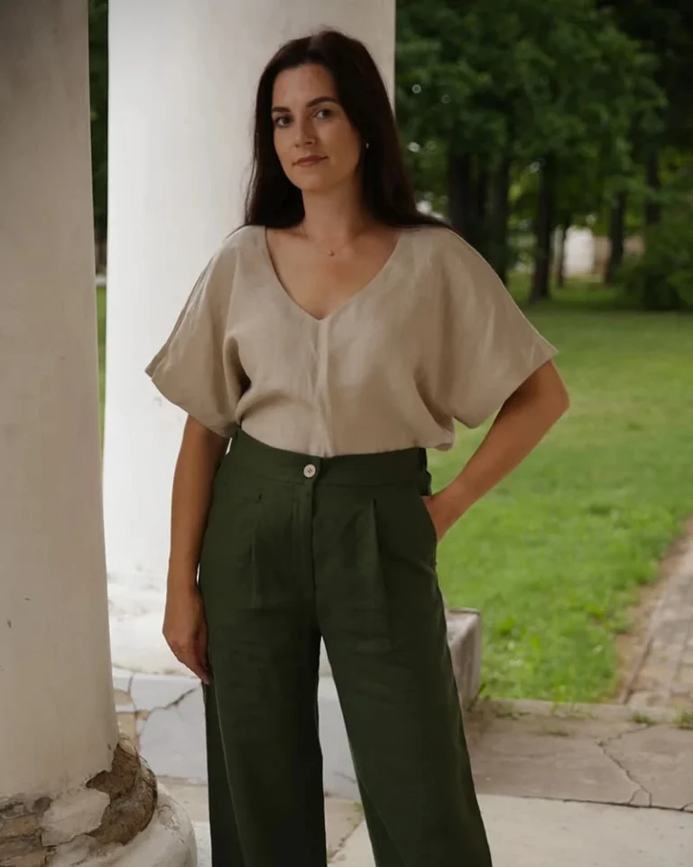 Leinen Hose für Damen Jakarta