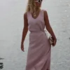 Leinen Minikleid Santorini