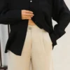 Leinen Bermuda Shorts für Damen Jakarta