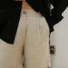 Leinen Bermuda Shorts für Damen Jakarta