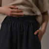 Leinenhose mit Gummizug für Damen Positano