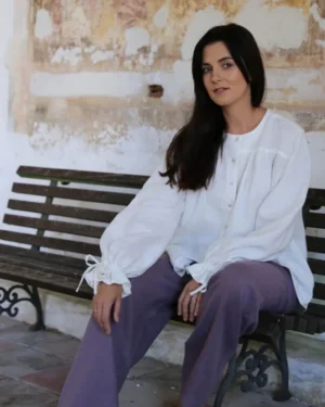Leinenbluse für Damen Victoria