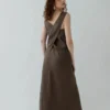 Langer Leinenrock für Damen Carolina