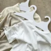 Kleiderbügel Kinder mit Querstange weiss