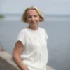Leinen Top für Damen mit Vintage-Effekt Terra