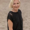 Leinen Top für Damen mit Vintage-Effekt Terra