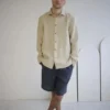 Langarm Leinenhemd für Herren Havana