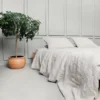 Leinen Bettbezug – Naturfarbe