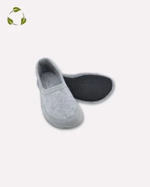 OmaKing Barfuß Hausschuhe aus Wollfilz für Damen