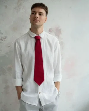 Leinenkrawatte für Herren