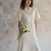 Leinenkleid mit Volantsaum Vivian