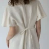 Leinenkleid mit Volantsaum Vivian